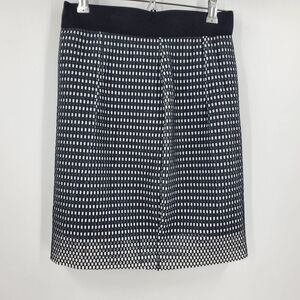 MILLY NY women's 4 black cutwork overlay skirt